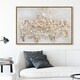 preview thumbnail 8 of 23, Oliver Gal Fashion and Glam Wall Art Framed Canvas Prints 'Candelabro' Chandeliers - Gold, White 45 x 30 - Gold