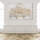 preview thumbnail 25 of 23, Oliver Gal Fashion and Glam Wall Art Framed Canvas Prints 'Candelabro' Chandeliers - Gold, White
