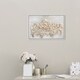 preview thumbnail 16 of 23, Oliver Gal Fashion and Glam Wall Art Framed Canvas Prints 'Candelabro' Chandeliers - Gold, White 24 x 16 - White