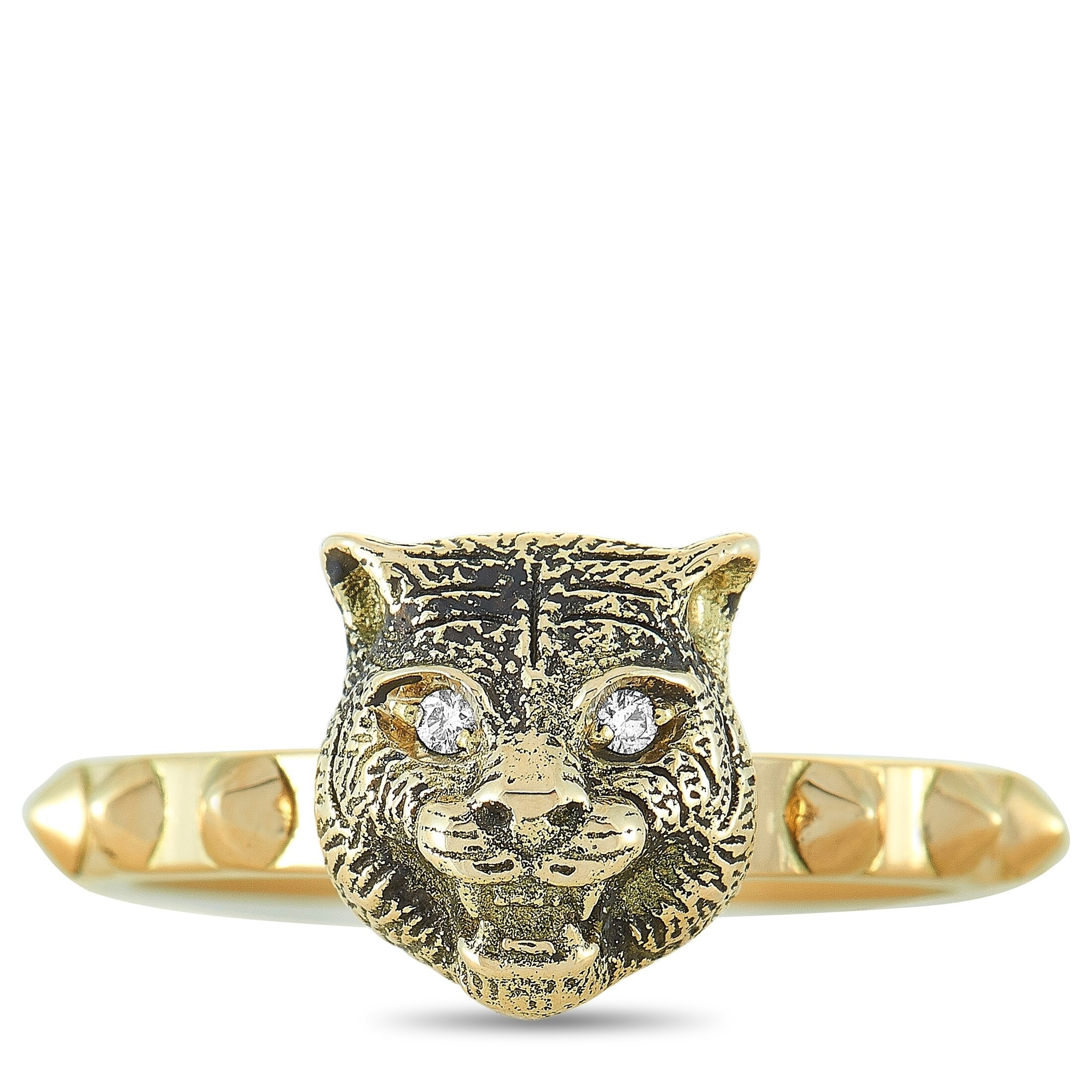 gucci ring feline