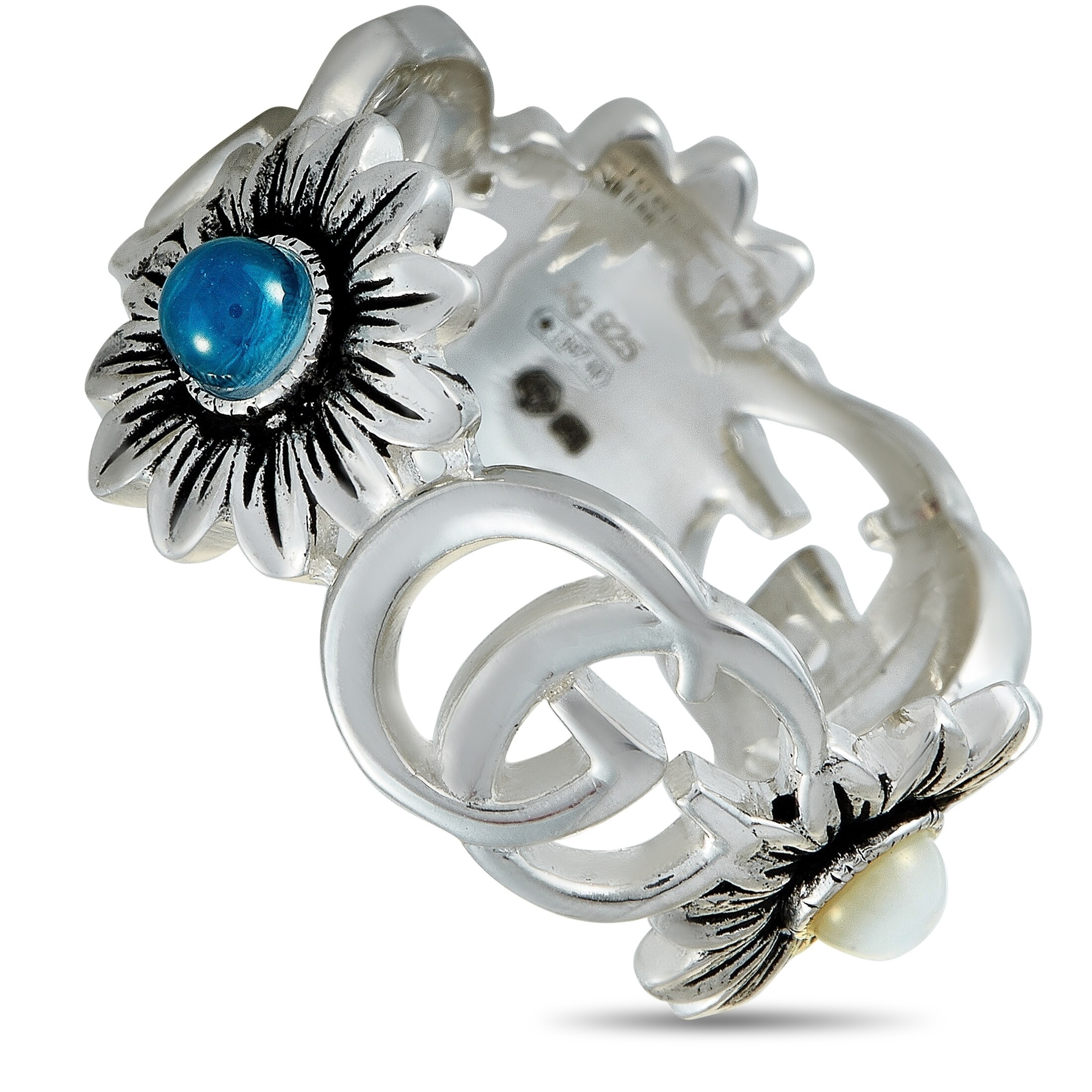 gucci turquoise ring