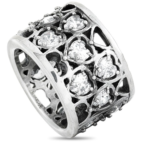 Genuine Sterling Silver Genuine White Topaz Oval Gemstone Baby Ring SIZE 3