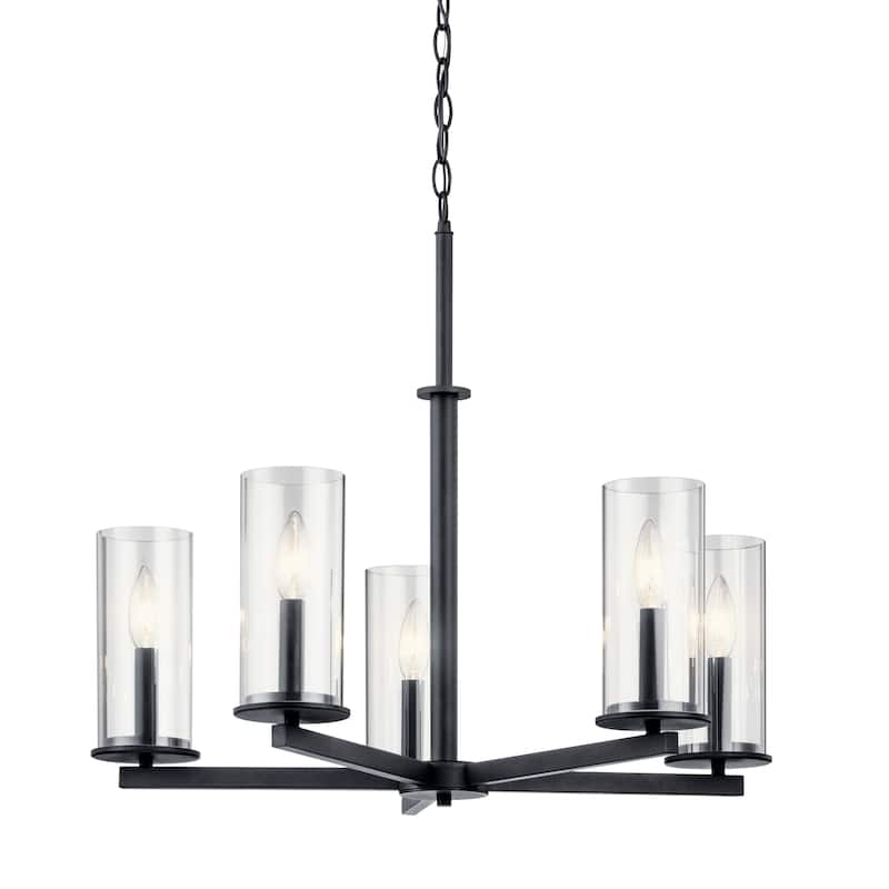 Kichler Lighting Crosby 5-Light Chandelier Black