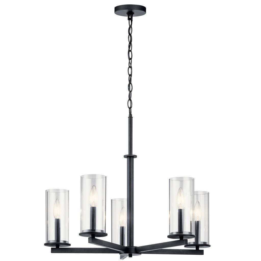 Kichler Lighting Crosby 5-Light Chandelier Black