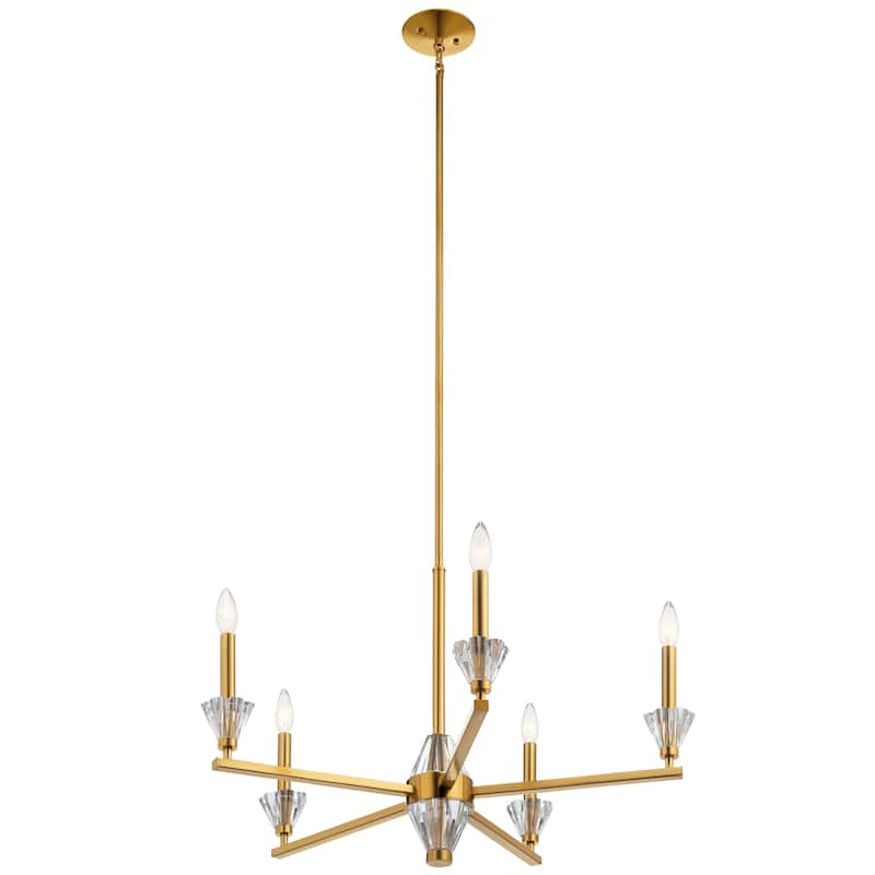 Kichler Lighting Calyssa 5-Light Chandelier Fox Gold