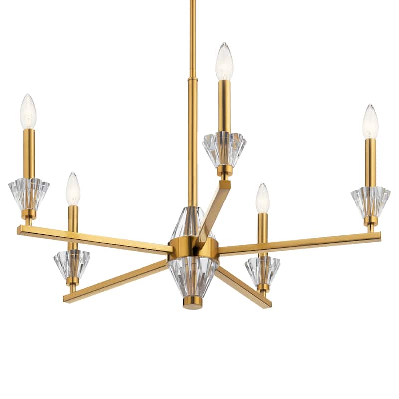 Kichler Lighting Calyssa 5-Light Chandelier Fox Gold