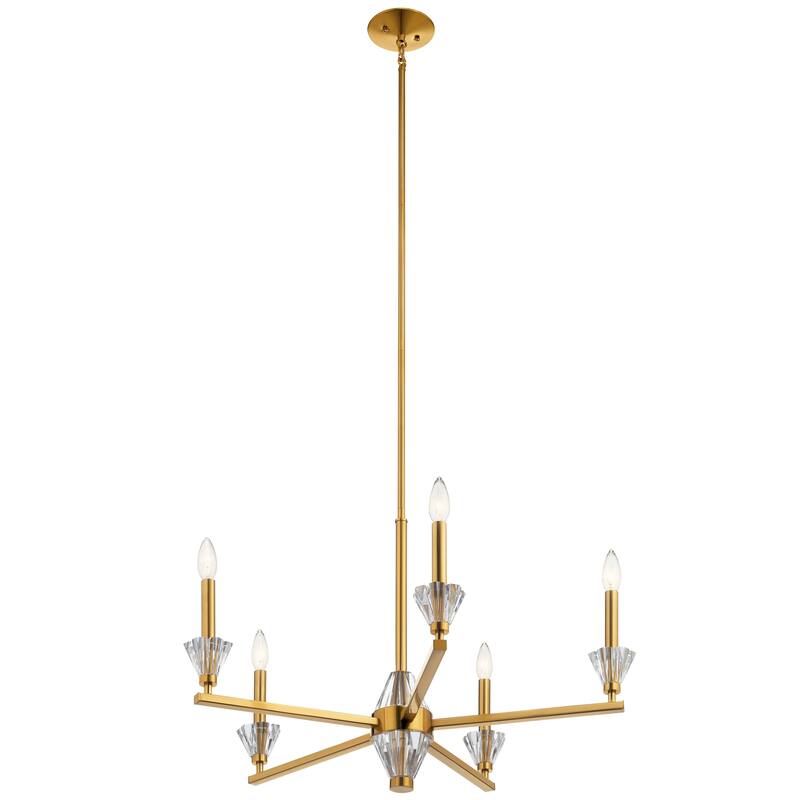 Kichler Lighting Calyssa 5-Light Chandelier Fox Gold