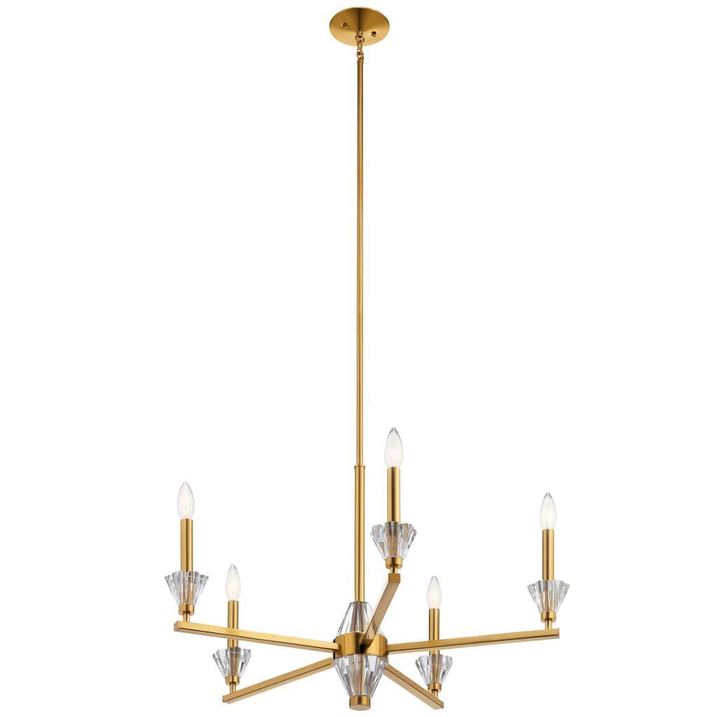Kichler Lighting Calyssa 5-Light Chandelier Fox Gold
