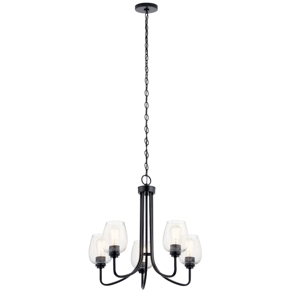 Kichler Lighting Valserrano 5-Light Chandelier Black