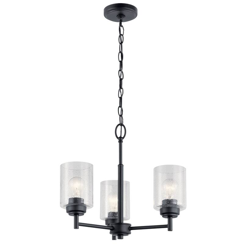 Kichler Lighting Winslow 3-Light Mini Chandelier Black