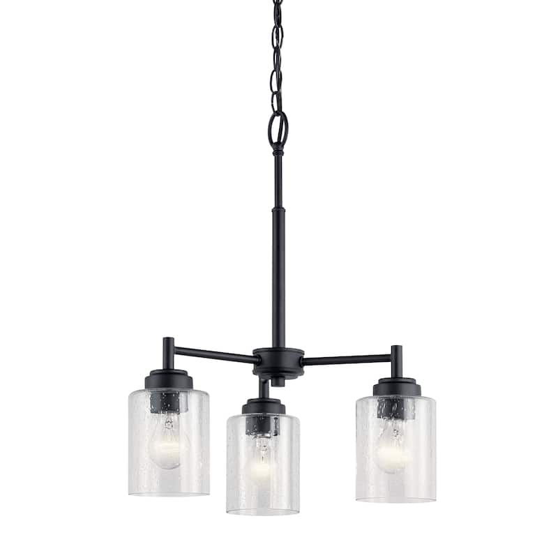 Kichler Lighting Winslow 3-Light Mini Chandelier Black
