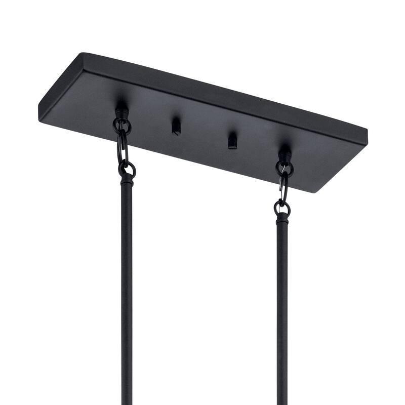 Kichler Lighting Crosby 5-Light Linear Chandelier Black
