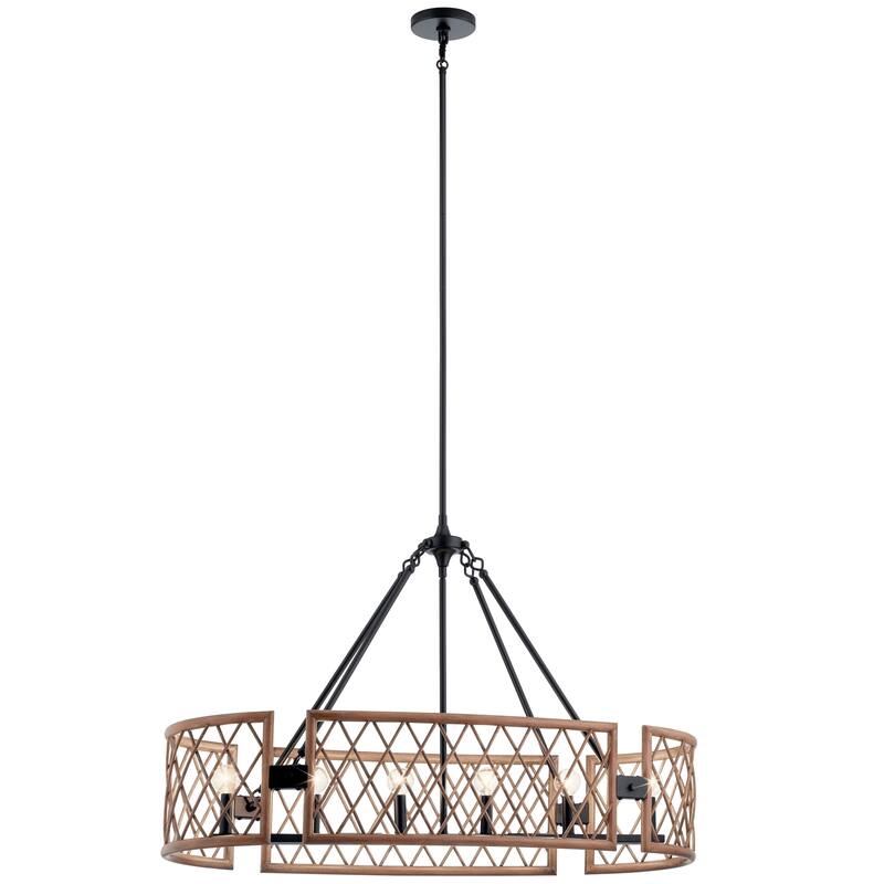 Kichler Lighting Oana 6-Light Oval Chandelier Palm