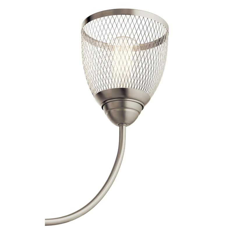 Kichler Lighting Voclain 4-Light Linear Chandelier Brushed Nickel