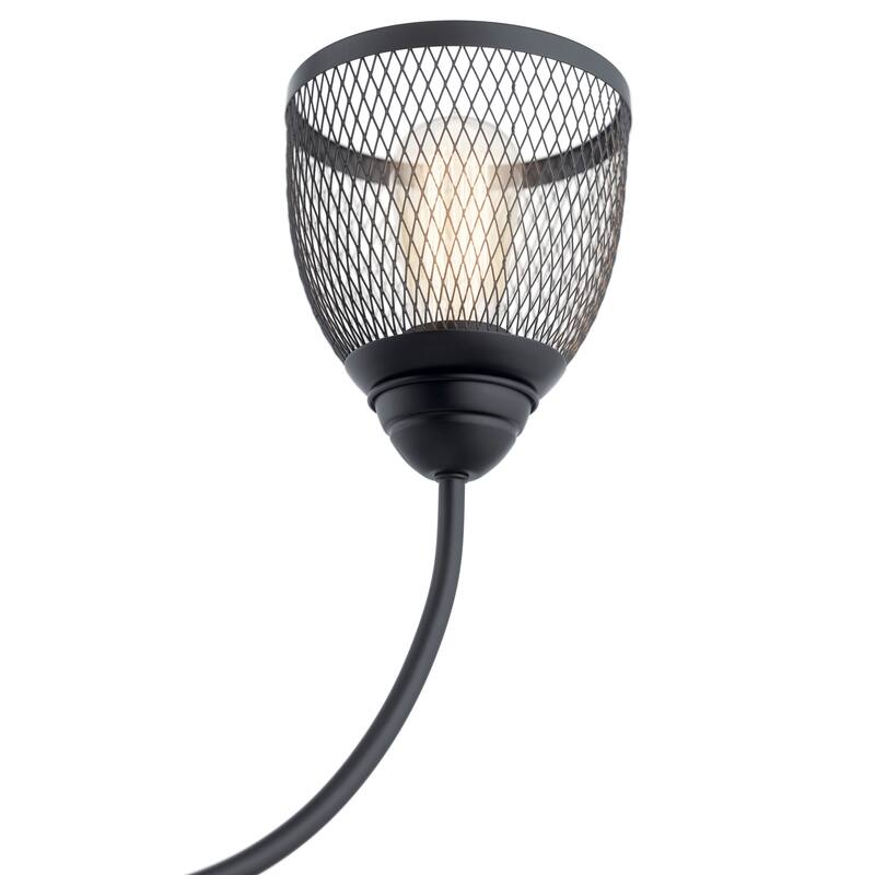 Kichler Lighting Voclain 4-Light Linear Chandelier Black