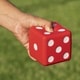 preview thumbnail 5 of 3, GoSports Giant 3.5" Red Foam Playing Dice Set with Bonus Scoreboard (Includes 6 Dice, Dry-Erase Scoreboard and Carrying Case)