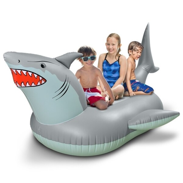 small inflatable sharks