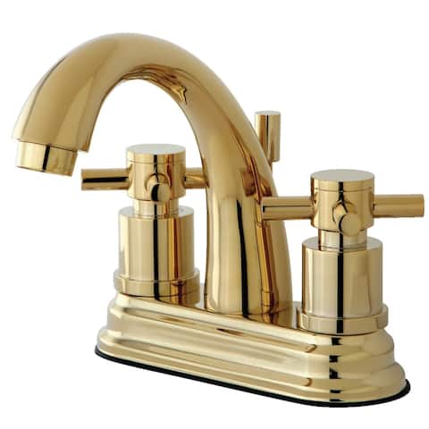 Concord 4-Inch Centerset Bathroom Faucet in Polished Brass
