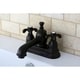 preview thumbnail 5 of 6, French Country 4-Inch Centerset Bathroom Faucet Oil Rubbed Bronze