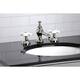 Option Polished Nickel - Porcelain Cross Handles