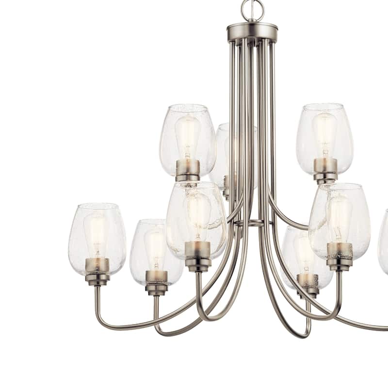 Kichler Lighting Valserrano 9-Light Chandelier Brushed Nickel