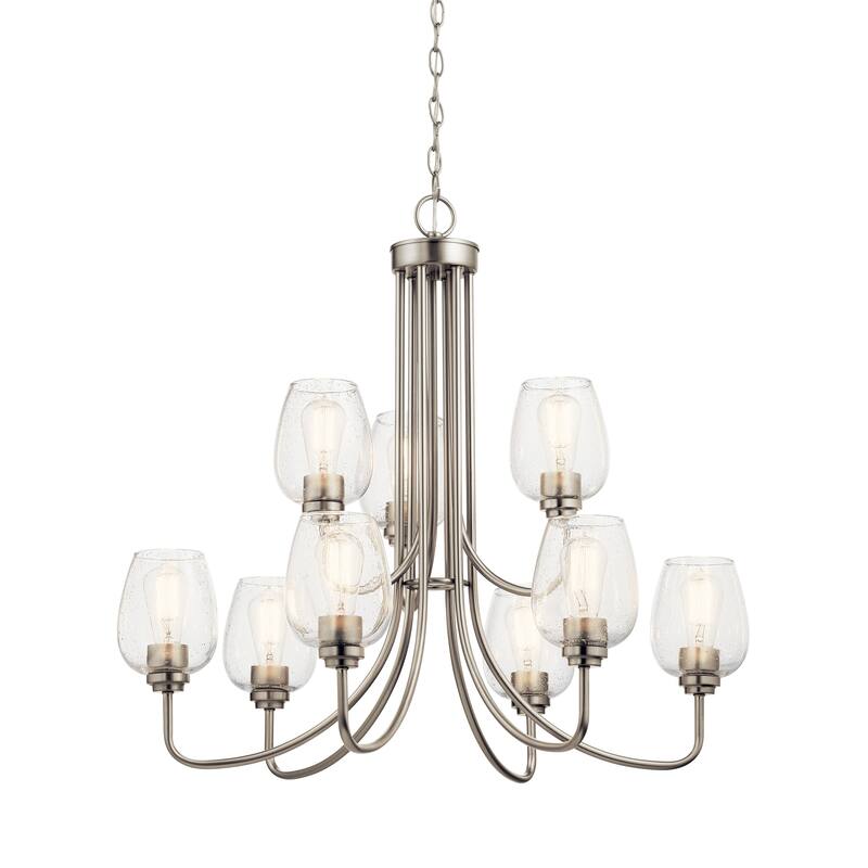 Kichler Lighting Valserrano 9-Light Chandelier Brushed Nickel