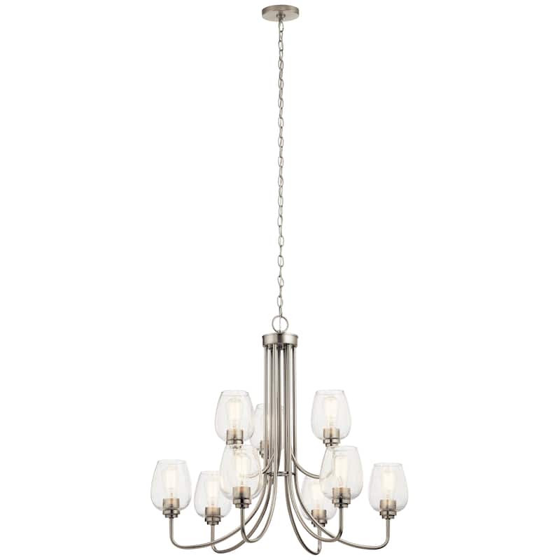 Kichler Lighting Valserrano 9-Light Chandelier Brushed Nickel