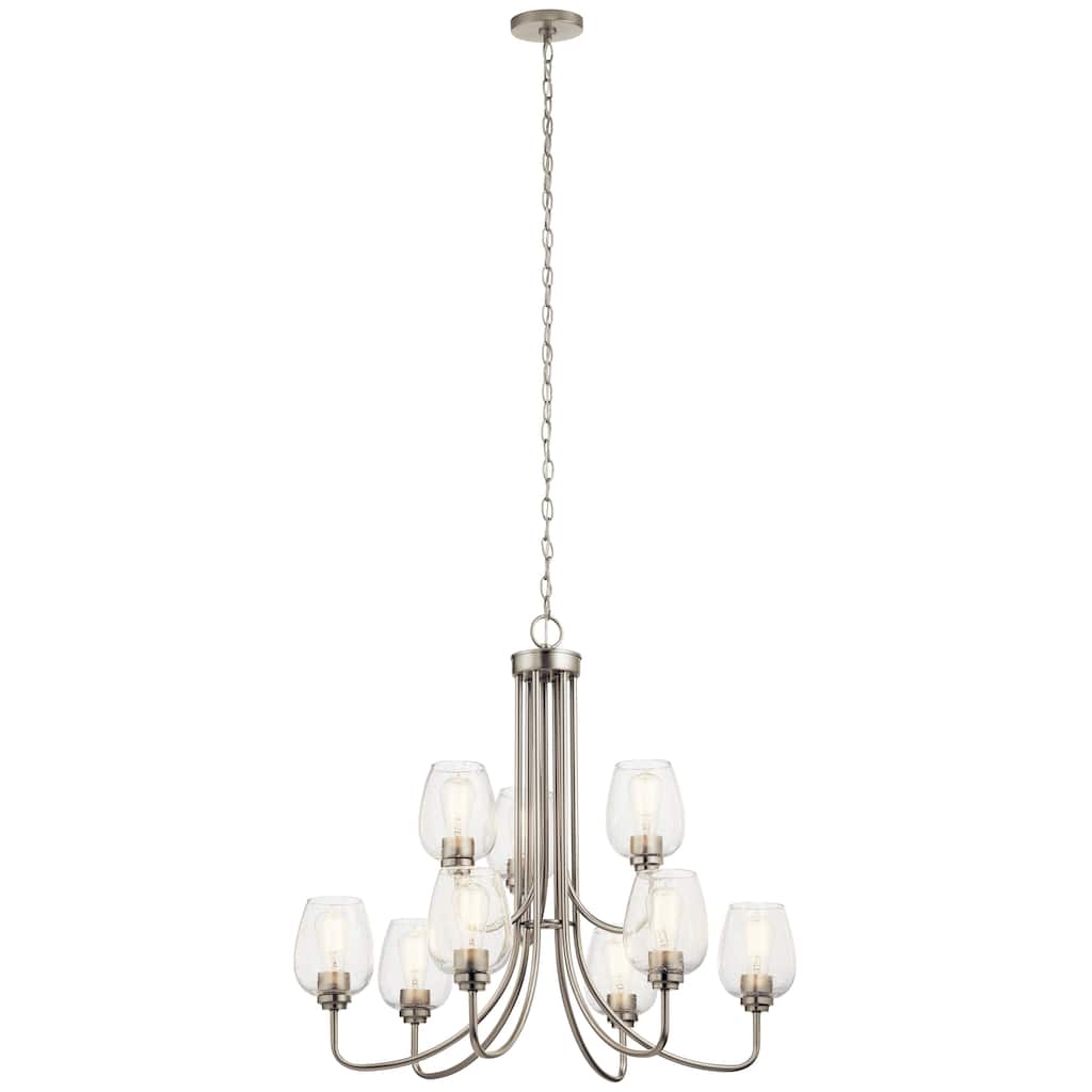 Kichler Lighting Valserrano 9-Light Chandelier Brushed Nickel