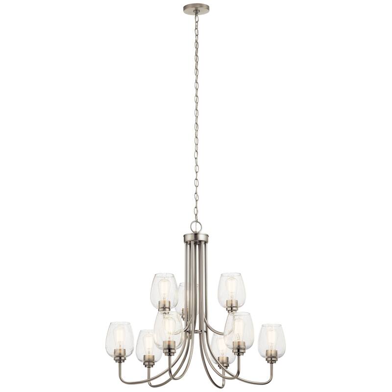 Kichler Lighting Valserrano 9-Light Chandelier Brushed Nickel
