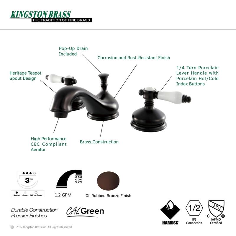Kingston Brass Bel-Air Widespread Bathroom Faucet