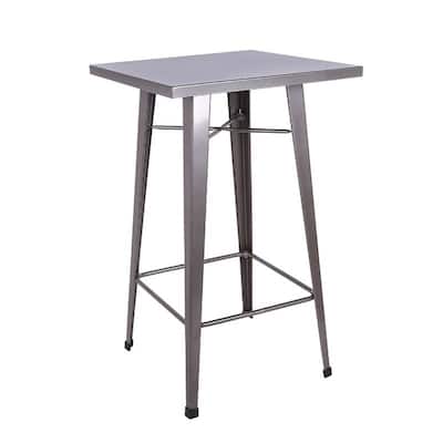 Bar table with Powder coated steel frame