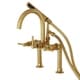 preview thumbnail 14 of 16, Concord 7-Inch Deck Mount Clawfoot Tub Faucet