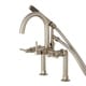 preview thumbnail 17 of 16, Concord 7-Inch Deck Mount Clawfoot Tub Faucet