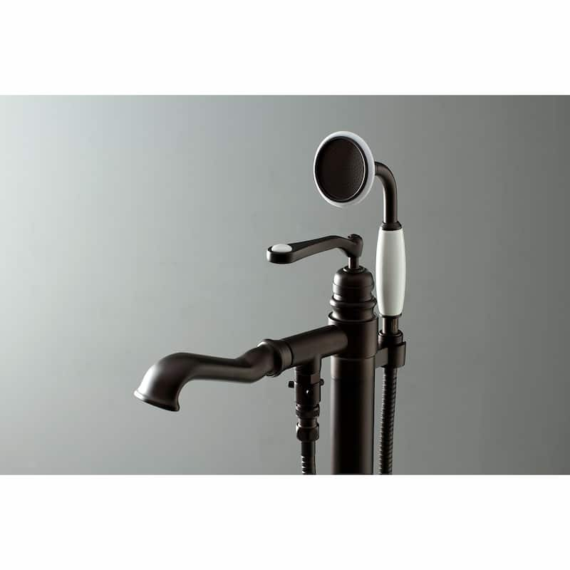 Kingston Brass Royale Freestanding Tub Faucet with Hand Shower