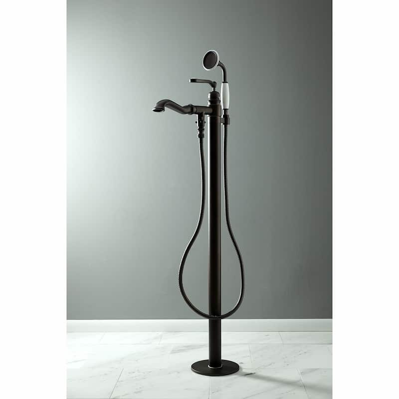 Kingston Brass Royale Freestanding Tub Faucet with Hand Shower - Oil Rubbed Bronze