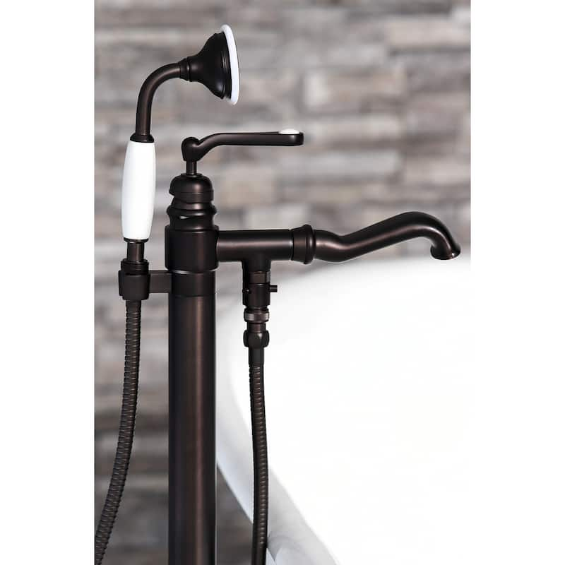 Kingston Brass Royale Freestanding Tub Faucet with Hand Shower