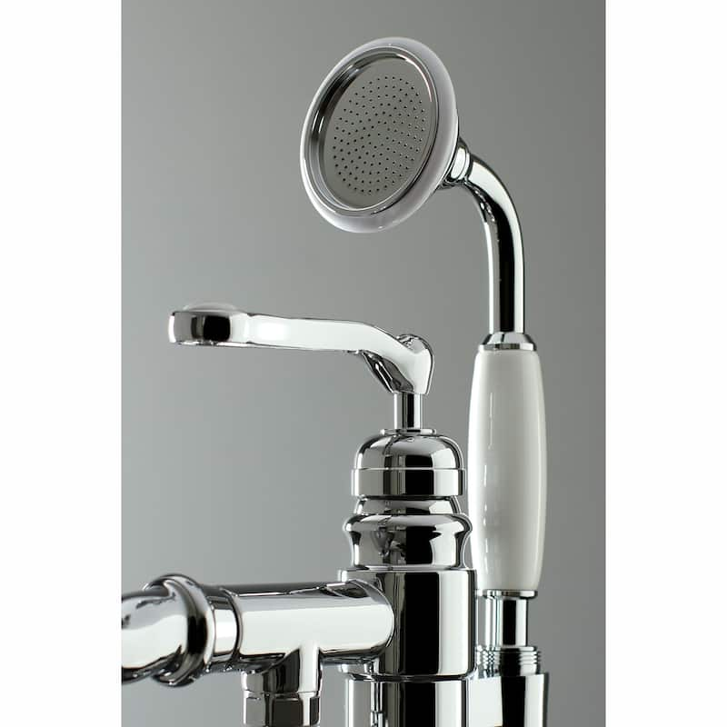 Kingston Brass Royale Freestanding Tub Faucet with Hand Shower