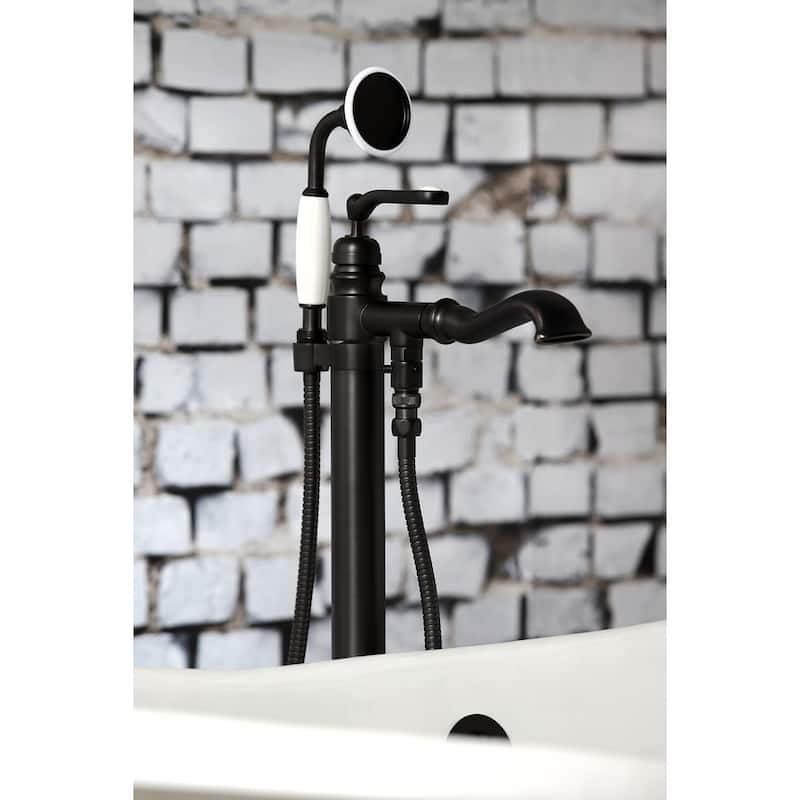 Kingston Brass Royale Freestanding Tub Faucet with Hand Shower