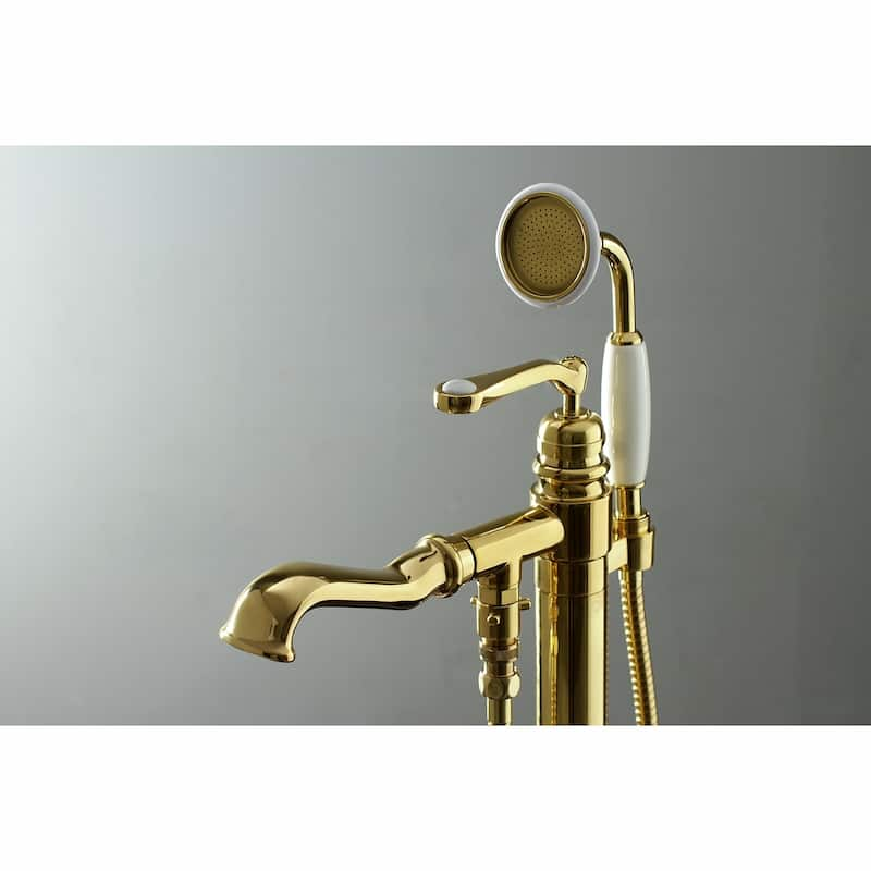 Kingston Brass Royale Freestanding Tub Faucet with Hand Shower