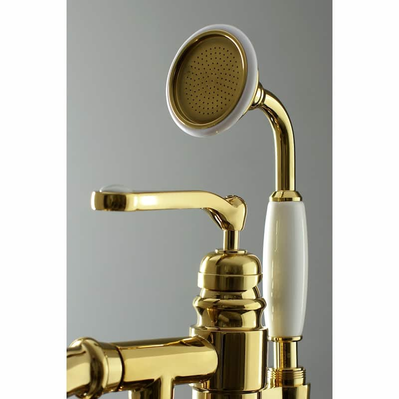 Kingston Brass Royale Freestanding Tub Faucet with Hand Shower