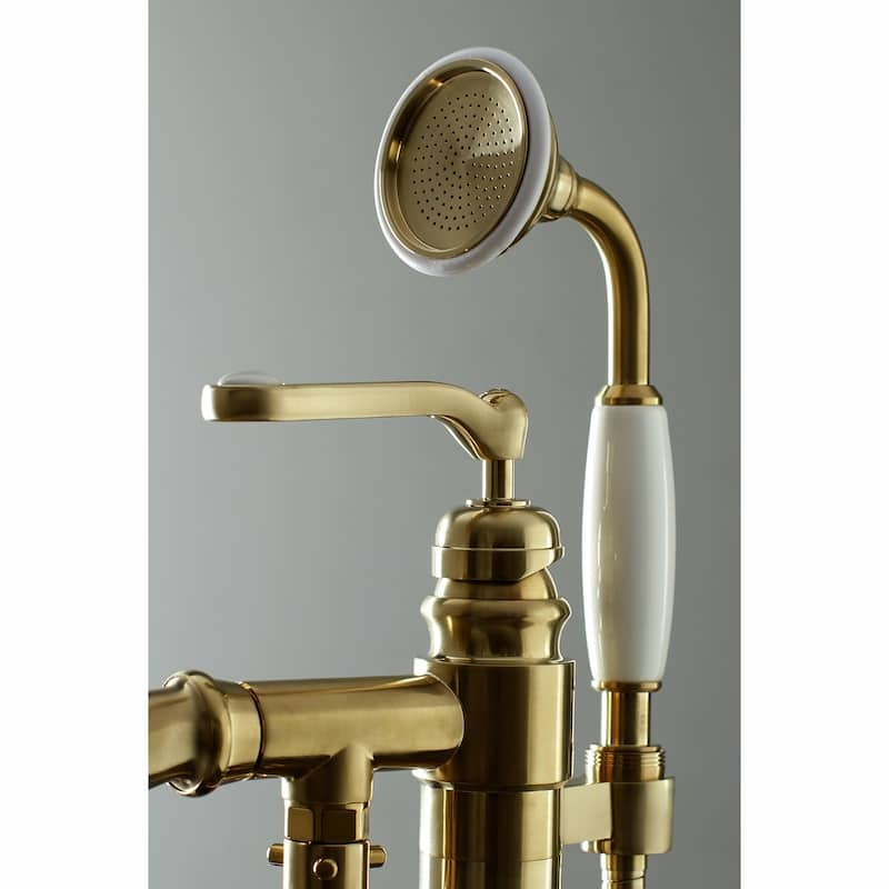 Kingston Brass Royale Freestanding Tub Faucet with Hand Shower