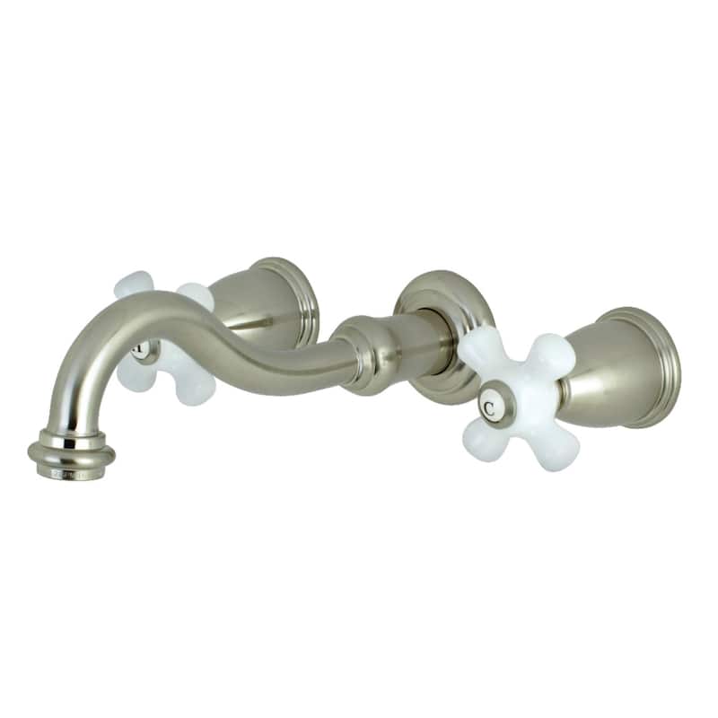 Kingston Brass Vintage 2-Handle Wall Mount Bathroom Faucet