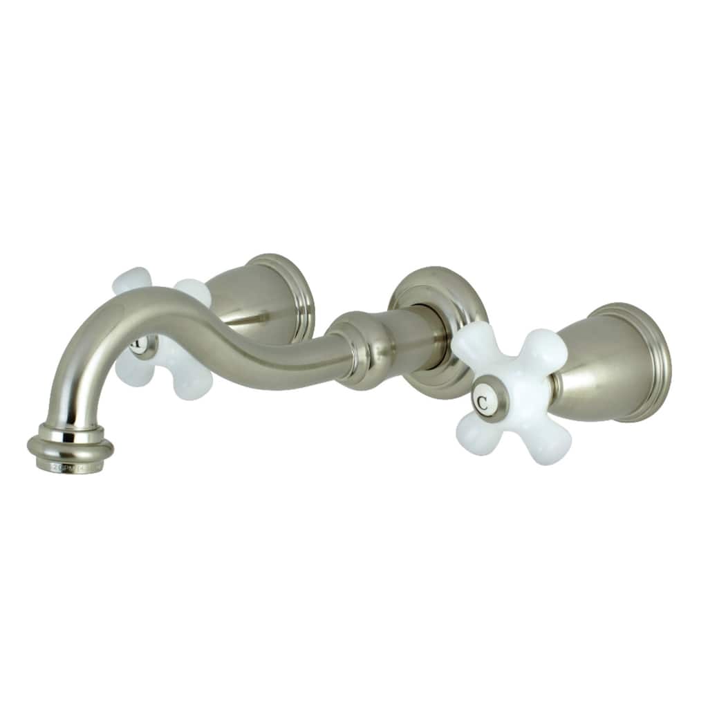 Kingston Brass Vintage 2-Handle Wall Mount Bathroom Faucet