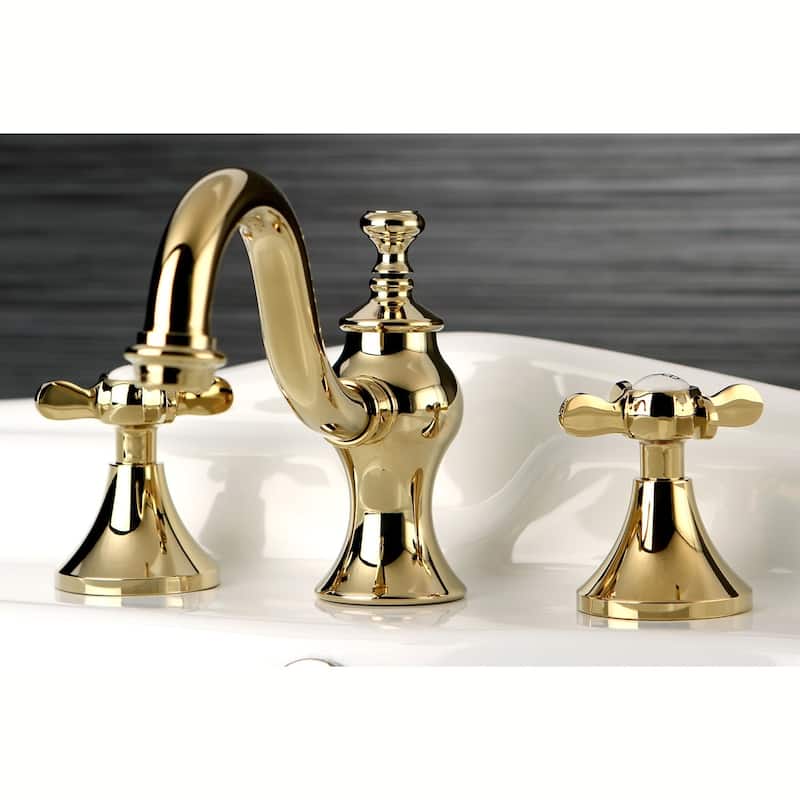 Kingston Brass Essex Widespread Bathroom Faucet - Polished Brass