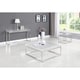preview thumbnail 6 of 5, Somette Estelle 39" Square Cocktail Table with Acrylic Top and Steel Frame