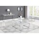 preview thumbnail 5 of 5, Somette Estelle 39" Square Cocktail Table with Acrylic Top and Steel Frame