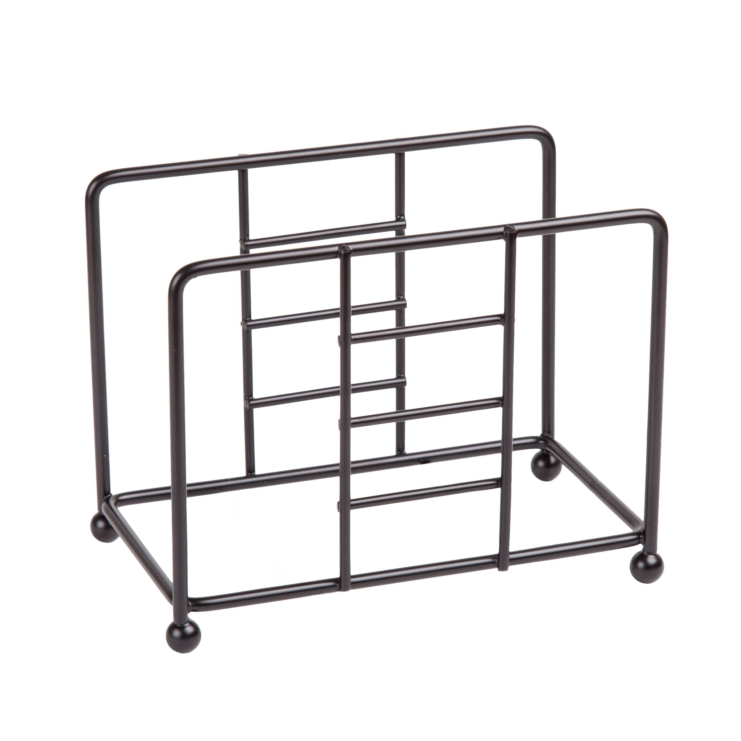 Creative Home Iron Works Napkin Holder with Black Powder Coating - Bed