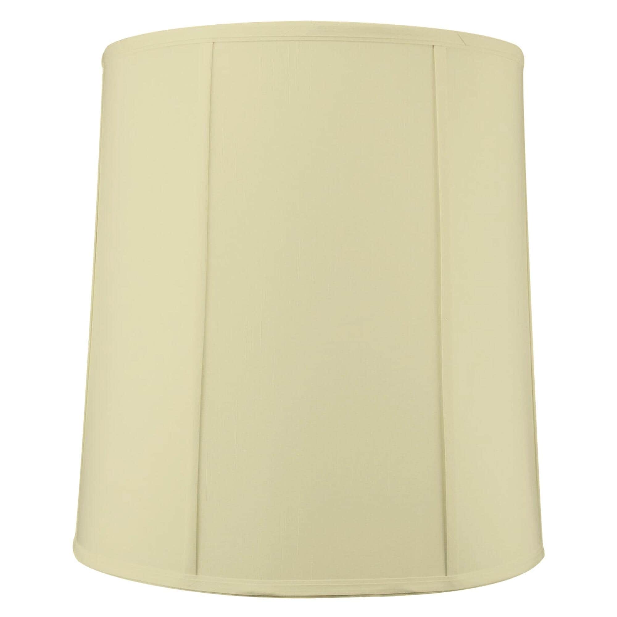16x18x19 Egg Shell Shantung Drum Extra Large Drum Lampshade - Egg Shell