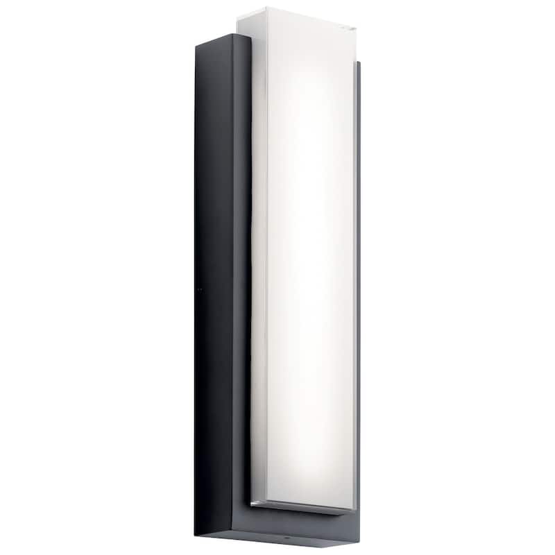 Kichler Lighting Dahlia 2-Light LED Outdoor Wall Light Black