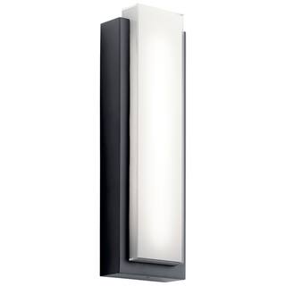 Kichler Lighting Dahlia 2-Light LED Outdoor Wall Light Black
